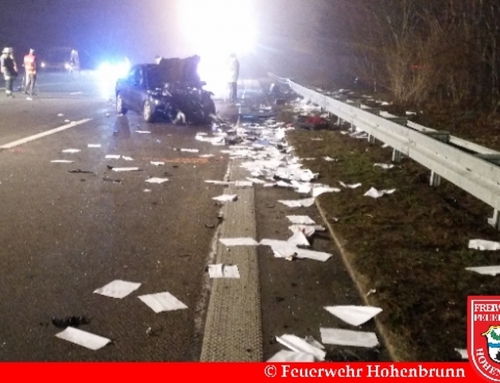 Schwerer Verkehrsunfall mit Todesfolge auf der A99 am Neujahrsabend