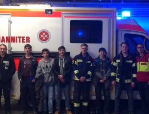 Jugendfeuerwehr zu Besuch bei den Johannitern