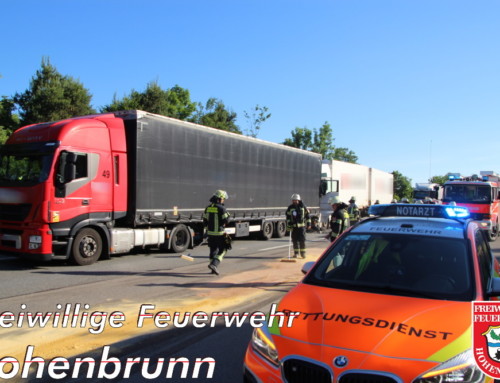 Auffahrunfall auf der A99 zwischen zwei LKW führt zu längerem Stau im Feierabendverkehr