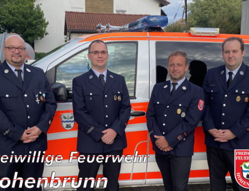 Neue Kommandantur der Feuerwehr Hohenbrunn in Dienst